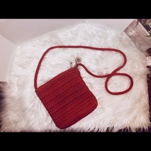 The SAK crochet cross body purse